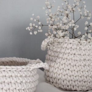 Knitted Home Decor Basket Combo